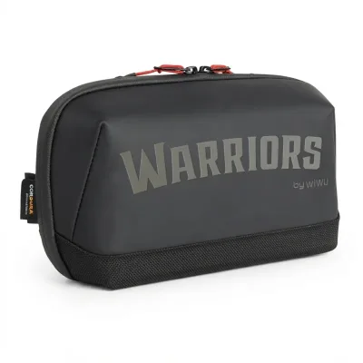 حقيبة WiWU Warriors Tech Pouch X Pro لتنظيم الإكسسوارات الإلكترونية – أسود