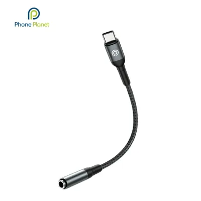 محول صوت PHONE PLANET PP-EC-CAUX-12-GY من Type-C إلى 3.5mm (0.12 متر)