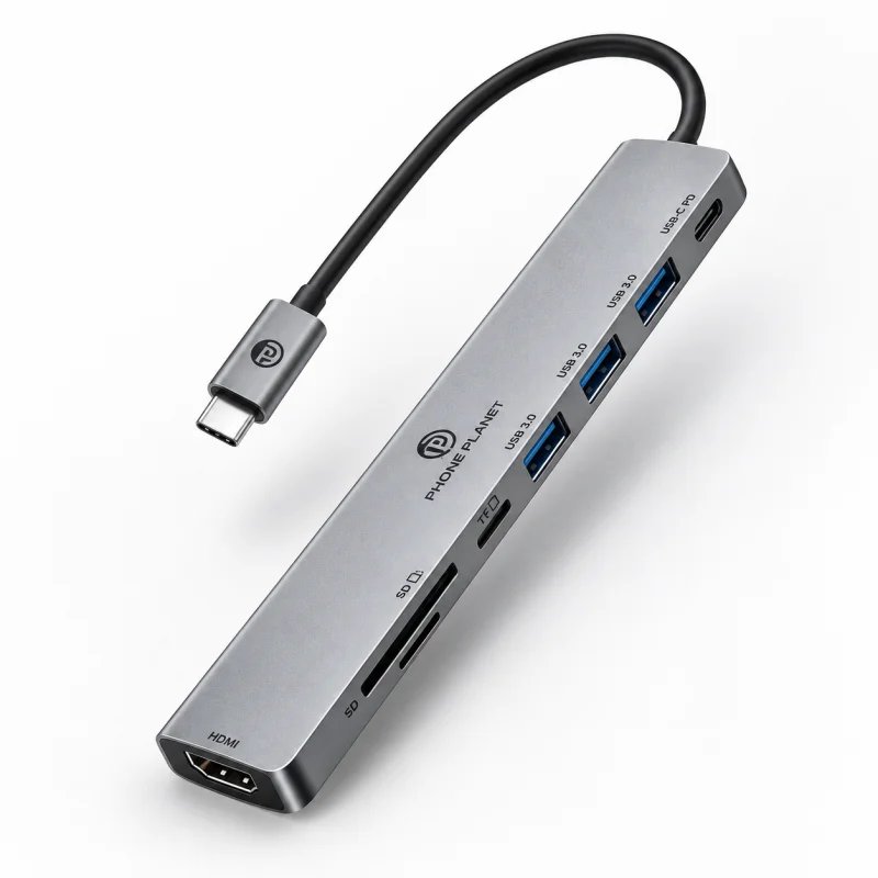 محول USB-C متعدد المنافذ – Multiport Hub