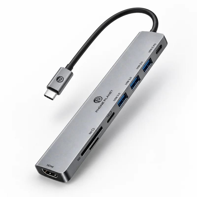 محول USB-C متعدد المنافذ – Multiport Hub